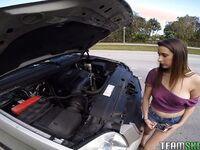 Ashley Adams Road Head And Fucking In An SUV!