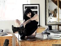 Samantha Bentley Posing In A Studio!