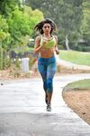 Darcie Dolce Is Out for A Run In Her Yoga Pants!