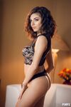 Darcie Dolce Looking Great in This Sexy Black Lace Lingerie!
