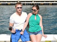 Alice Lighthouse Takes A Cock Up Her Ass On A Boat!