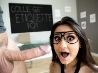 Eliza Ibarra Schoolgirl Striptease Sex Pictures!