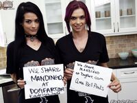 Anna Bell Peaks And Katrina Jade Are Stuffed With A Big Black Cock!