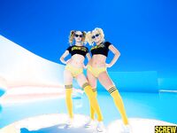 Xandra Sixx Lesbian Sex Pictures With Jillian Janson!