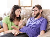 Harmony Wonder Pull her Booty Short Down Her Hips So He Can Slide His Cock In!