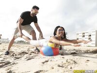 Jenna Foxx Workout At The Beach Ends Up As Sex At The Hotel!