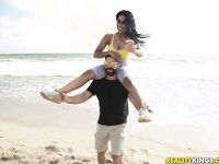 Jenna Foxx Workout At The Beach Ends Up As Sex At The Hotel!