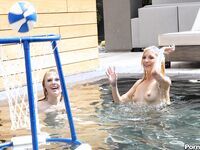 Lily Rader And Piper Perri In A Pool For A Spring Break Threesome!