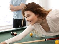 Adria Rae Shoot Pool Before Getting Fucked!