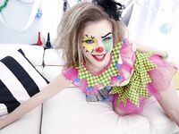 Ella Nova Fucking Clown All Holes Interracial Gang Bang!