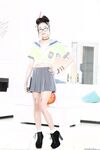 Eva Yi Leaves On Just Her Sexy Heels And Glasses While Getting Fucked!