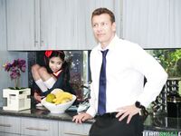 Eva Yi Takes A Huge Cock After Class!