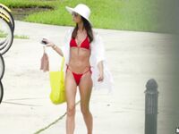 Charity Crawford Little Red String Bikini Gets Her Laid!