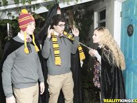 Sloan Harper Halloween Lesbian Sex With Tabatha Jordan!