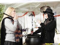 Sloan Harper Halloween Lesbian Sex With Tabatha Jordan!