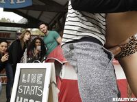 Gia Derza Cuts To The Front Of The Line!