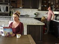 Sarah Jessie Is Horny And Gets In A Sneaky Fuck!