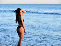 Marley Brinx Sexy Ass In A Bikini Out At The Beach!