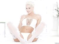 Blanche Bradburry Oiled Up And Fucked!