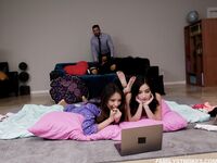 Emily Willis In A Sleep Over Threesome!