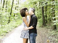 Luna Corazon Gets Her Pussy Licked While Out in The Woods!