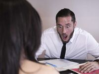 Shay Evans Office Sex Pictures From Brazzers!