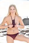 Scarlett Sage At The Beach In Her String Bikini!