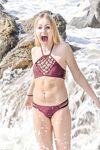 Scarlett Sage At The Beach In Her String Bikini!