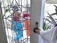 Scarlett Sage Invites Two Sexy Ladies Over For A Pool Party!