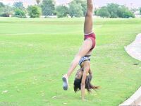 Nia Nacci Goes Nude On A Golf Course!