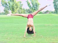 Nia Nacci Goes Nude On A Golf Course!