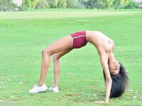 Nia Nacci Goes Nude On A Golf Course!