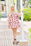 Kylie Page Public Flashing In A Summer Dress!
