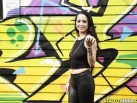 Mi Ha Doan Getting Fucked On A Back Lot!