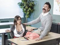 Ella Knox Plaid Skirt Classroom Sex Pictures!