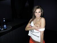 Val Dodds Posing And Getting Nude At A Bar!