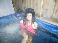 Val Dodds Warming Up In A Hot Tub!