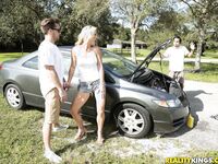 Sydney Hail Sex Scene For Reality Kings, Oil Change!