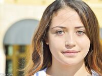Avi Love Posing In A White Dress Outdoors!