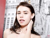 Lucie Cline Lacey Thong Panties Comes Off!