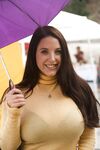 Angela White Teasing Pictures While Out In The Rain!
