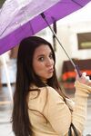 Angela White Teasing Pictures While Out In The Rain!