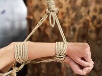 Nina Lopez Is Hogtied And Fucked With!