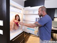 Sally Squirt Wont Run From A Huge Cock!