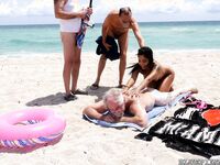 Nikki Kay Fucking Three Really Old Guys!