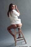 Michelle Jean So Hot While Just Posing On A Stool!