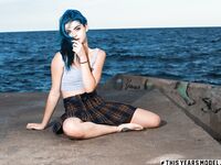 Ivy Blue Gets All Nude By The Ocean!