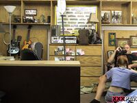 Dolly Little Fucking And Sucking At A Porn Shop!