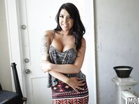 Lucia Lace Takes His Cock Out And Works It!