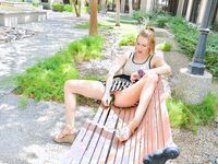 Cosima Dunkin Public Flashing And masturbation Pictures!